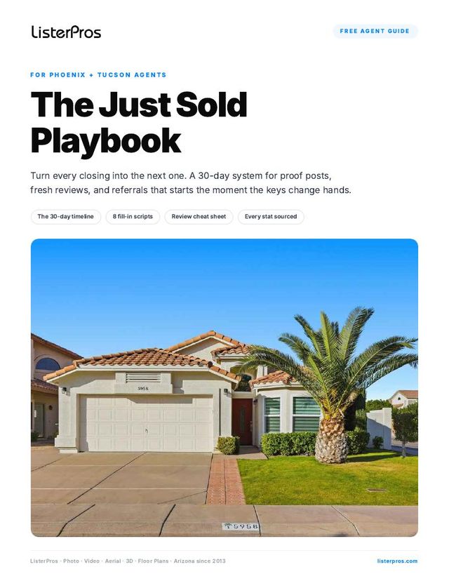 The Just Sold Playbook cover