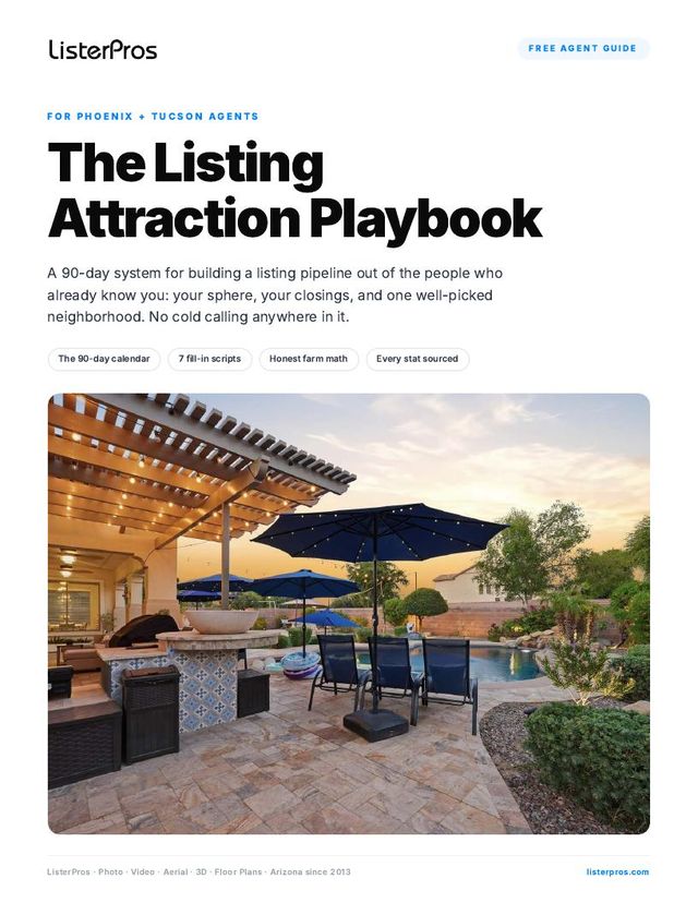 The Listing Attraction Playbook cover