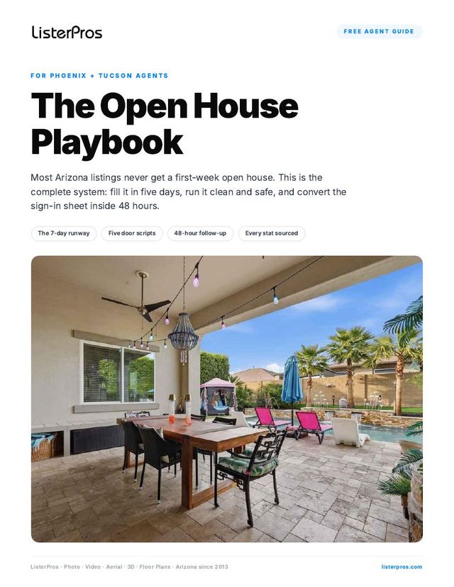The Open House Playbook cover