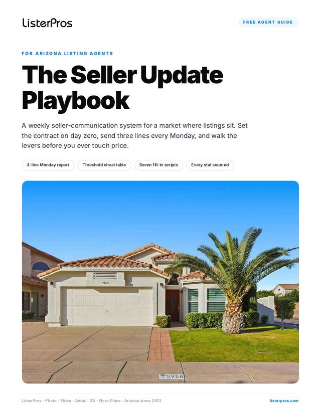The Seller Update Playbook cover