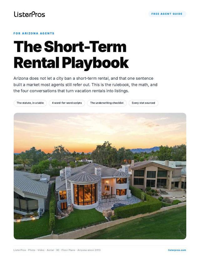The Short-Term Rental Playbook cover