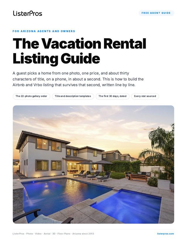 The Vacation Rental Listing Guide cover